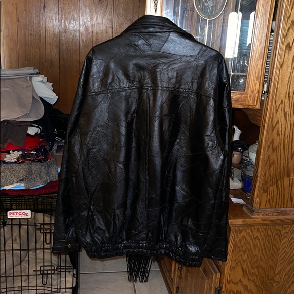 2 XX large leather jacket EUC - Picture 2 of 3